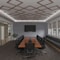 Ekena Millwork 638W x 638H x 14T Large Fowler Decorative Fretwork Wood Ceiling Panels, Walnut CELW60X60X0250FLRWA - alternate 5